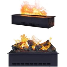 flamesan Buharlı Şömine, 72 cm Elektrikli Şömine, Tv Ünitesi Şöminesi