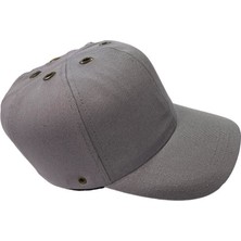 Aesco Darbe Emicili Şapka Baret Gri