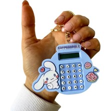 Mini Cinnamoroll Anahtarlıklı Mini Hesap Makinası Çocuklara Özel Karne Hediyesi Labirent Oyunlu