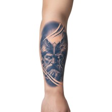 1 Ay Kalıcı 24 Saat Sonra Kararan Kartal Model Geçici Dövme Tattoo