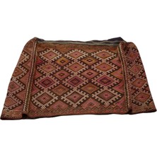 Zehra Abla Halı Antika El Dokuma Büyük Boy Kağızman Nadir Beşik Yün Kilim 6956