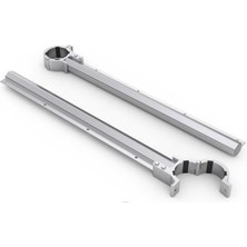 Aesco Koral Sabit Alüminyum Balkon Çamaşır Kurutmal Askılığı