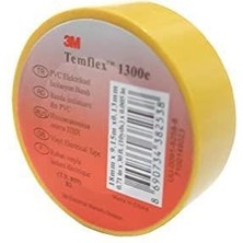 Aesco 3m Temflex Sarı Izole Elektrik Bant 18 mm