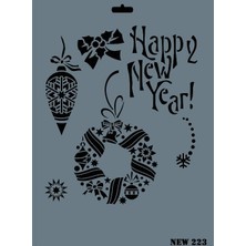 Aesco Rich New Seri N-223 Stencil 35X25 cm