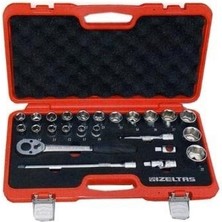 Aesco Izeltaş 24'lü Lokma Anahtar Takımı 1/2''  (U Kolsuz)