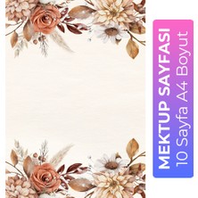 Organik Yolda 10 Sayfa Mektup Kağıdı A4 Boyut M8