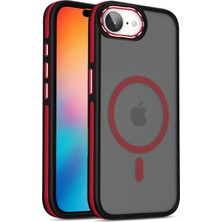 DS LLC Ieg™  Iphone 16E Winner Magsafe Kapak - Kırmızı