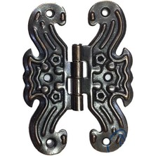 Marsilyan Dekoratif, Sac Kelebek Menteşe - Büyük, Eskitme, 100 Adet