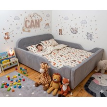 Puf Bebe Montessori 120 x 200 cm Mdf Çocuk Yatağı Yatak Dahildir