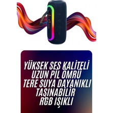 MiraLive Bluetooth Hoparlör Uzun Pil Ömrü Taşınabilir Yüksek Ses Kaliteli