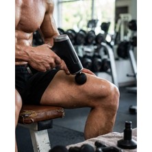 MiraLive Profesyonel Masaj Tabancası Sporcu Masaj Aleti 4 Başlıklı Şarjlı Titreşimli