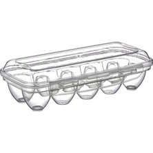 MiraLive 10 Bölmeli Kilitli Kapaklı Yumurtalık Saklama Kutusu YU110 (4887)