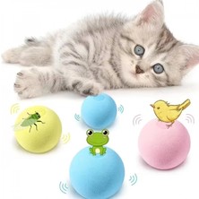 MiraLive Kedi Otlu 3 Sesli Interaktif Top Kedi Oyuncağı