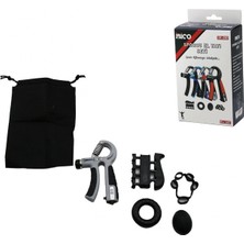 MiraLive 5pcs El Spor Aletleri Seti El Yayı - Halka - Yumurta - Geçmeli Parmaklık - Yaylı Parmaklık (4887)