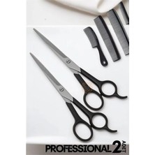 MiraLive Berber Makası 2 Adet Profesyonel 6.5 Inç Çelik