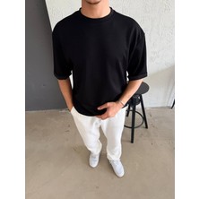 Barış Beauty Erkek Duble Kol Basic Tişört