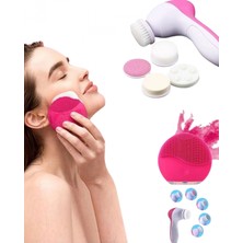 MiraLive Ikili Cilt Bakım Seti 5 Başlıklı Yüz Temizleme ve Masaj Aleti Canlandırıcı ve Onarıcı