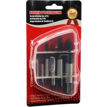 MiraLive 6 Pcs  Hasarlı Vida Çıkarıcı Set -  Sola Dönen  Klavuz Uç (K95)