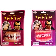 MiraLive Takma Vampir Dişi 2 Adet Vampir ve Seyrek Model (4887)