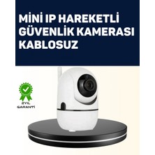 MiraLive Yüksek Çözünürlüklü Hareket Takipli Kablosuz Güvenlik Kamerası – 1080P, Gece Görüşlü