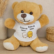 MiraLive Canım Da Canım Balım Da Balım Tişörtlü Peluş Ayıcık