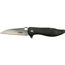Marsilyan Crkt Lotus 1265 Bk Siyah Kamp / Outdoor Çakı 18CM - Yarı Otomatik, Kemerlikli, Kutulu