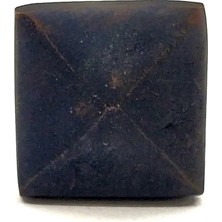 Marsilyan Antika Tarz Dekoratif Pirinç Piramit Kabara - 21 Mm, Oksit