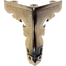 Marsilyan Kelebek Ahşap, Sunta Sandık Ayağı, Kutu Ayak 5,5 cm - Sarı