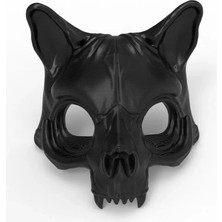 LTG Nova Kedi Kurukafa Maskesi - Gerçekçi Cosplay ve Cadılar Bayramı Aksesuarı