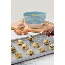 LTG Nova Paslanmaz Çelik Dondurma ve Kurabiye Kaşığı 21 cm Hamur ve Tatlı Servis Kaşığı