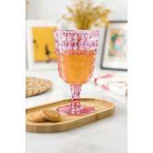 LTG Nova Allegra Mürdüm 6’lı Kadeh Bardak Seti 750 ml Akrilik Malzeme - Cam Değildir Kırılmaya Dayanıklı