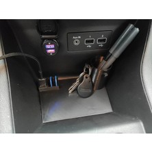 LTG Nova Renault Clio 5 Konsol Organizer - Anahtar, Telefon, Kart Tutucu Araç Içi Düzenleyici