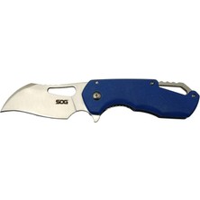 Marsilyan Sog Isonzo 1396BL Mavi Kamp Çakı 18CM - Yarı Otomatik, Kemerlikli, Kutulu