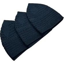 El Örgü Model Takke Siyah