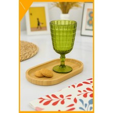 LTG Nova Allegra Koyu Yeşil Kırılmaz Akrilik Kadeh 450 ml Cam Görünümlü