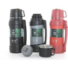 LTG Nova Paslanmaz Çelik Termos 1.6 Lt - Çift Katmanlı Sıcak Soğuk Koruma Ev Ofis Seyahat