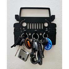 LTG Nova Jeep Duvar Anahtarlığı - Dekoratif Anahtar Askılığı Ev ve Ofis Için