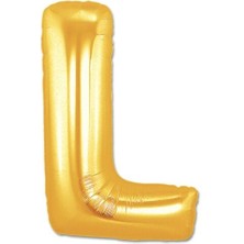 LTG Nova L Harf Folyo Balon Altın Renk 40 Inç