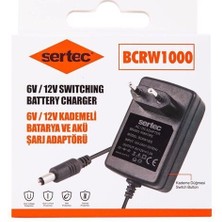 LTG Nova BCRW1000 6V/12V 1A Kademeli Batarya ve Akü Şarj Adaptörü