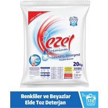 Ezel Premium Elde Toz Çamaşır Deterjanı Renkliler ve Beyazlar Için 20 kg