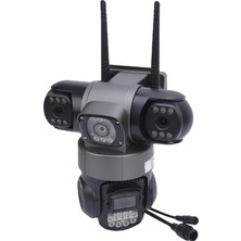 Dobest Kablosuz 24 Saat Güvenlik: 6mp 4g Sım Kartlı Kamera, Ev Şebekesi, Hareket Algılama, Sesli Alarm