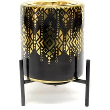 Epilons Buhurdanlık Metal Ayaklı Altın Dekorlu