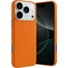 Eco Port Apple Iphone 17 Pro Max Nano Içi Kadife Silikon - Turuncu