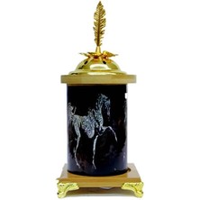 Epilons Buhurdanlık At Temalı Zamak Ayak ve Kapak Detaylı