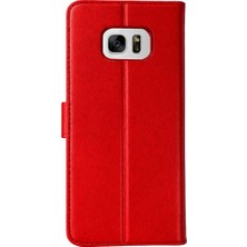 Eco Port Samsung Galaxy S7 Edge Trend S Plus Kapaklı Kılıf - Kırmızı