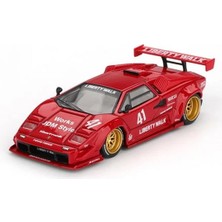 Sb Shopping Mini Gt 1/64 Lamborghini Countach Lb-Works Red