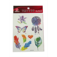 Hsc Bilişim Yaprak Tattoo Dövme Sticker