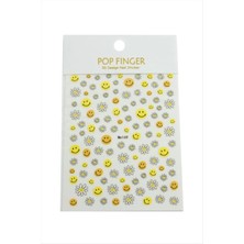 Hsc Bilişim Papatya Emoji Tattoo Dövme Sticker