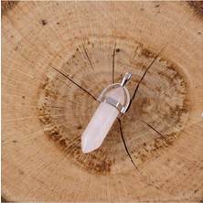 Hsc Bilişim Pembe Kuvars Point Kolye Ucu