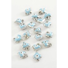 Hsc Bilişim Kalp Tek Kulplu Mineli Bileklik ve Kolye Ucu Aparatı 1 Adet